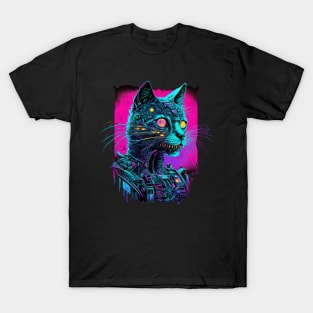 Funky retro cat #4 T-Shirt